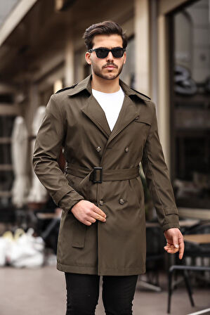 UZUN BELİ KEMERLİ APOLETLİ  TRENÇKOT & PARDESÜ