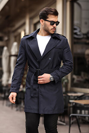 UZUN BELİ KEMERLİ APOLETLİ  TRENÇKOT & PARDESÜ