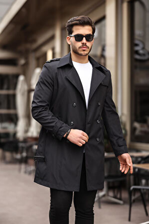 UZUN BELİ KEMERLİ APOLETLİ  TRENÇKOT & PARDESÜ