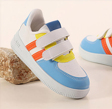 Günlük Bebek Çocuk Sneaker Cırt Cırt bantlı Spor ayakkabı Yürüyüş ayakkabısı
