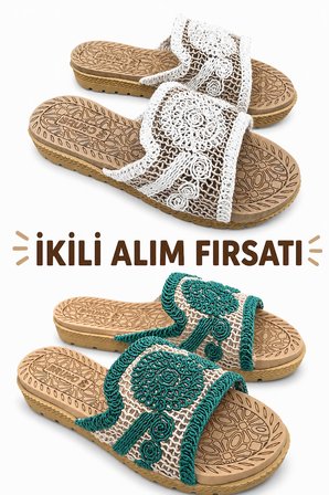 KADIN DANTEL ÖRGÜ DETAYLI ŞIK RAHAT HAFİF TERLİK