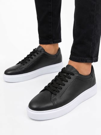 Erkek Hakiki Deri Sneaker