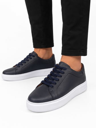 Erkek Hakiki Deri Sneaker