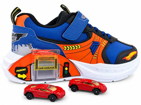 ÇOCUK SPOR ARABA VE GARAGE DETAYLI SU GEÇİRMEZ ÖZELLİKTE SNEAKER