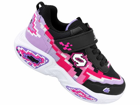 ÇOCUK CIRT BANTLI KALIN TABANLI PİKSEL 3D DESENLİ CRAFT TARZI SNEAKER