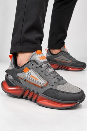 Erkek Bağcıklı Kalın Tabanlı Sportif Modern Agresif Tasarımlı Chunky Sneaker