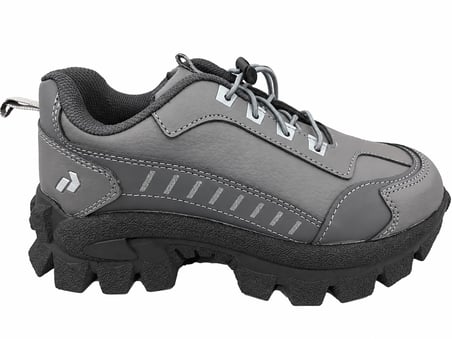 Çocuk Gri Outdoor Lastikli Pratik Bağcık Sistemli Kalın Tabanlı Bot