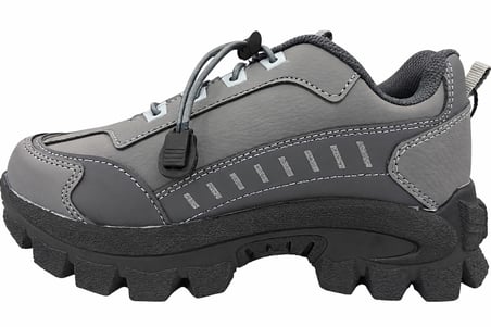 Çocuk Gri Outdoor Lastikli Pratik Bağcık Sistemli Kalın Tabanlı Bot