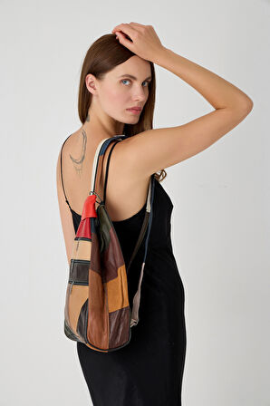 ÖZEL TASARIM HAKİKİ DERİ SIRT VE KOL ÇANTASI FONKSİYONEL ÇANTA