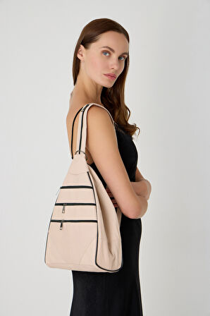 ÖZEL TASARIM HAKİKİ DERİ SIRT VE KOL ÇANTASI FONKSİYONEL ÇANTA