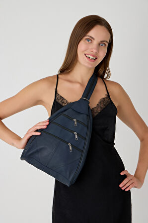 ÖZEL TASARIM HAKİKİ DERİ SIRT VE KOL ÇANTASI FONKSİYONEL ÇANTA