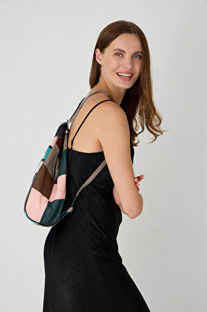 ÖZEL TASARIM HAKİKİ DERİ SIRT VE KOL ÇANTASI FONKSİYONEL ÇANTA