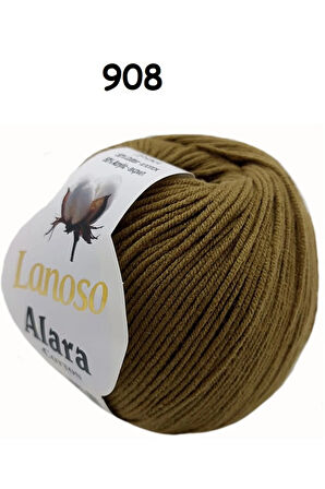 Lanoso Alara Punch & Amigurami İpi (50Gr)- Renk:908