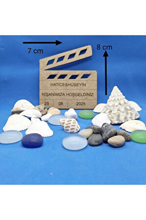 Kişiye Özel Doğal Ahşap Magnet  Etkinlik ve Organizasyon Hediyeliği 14