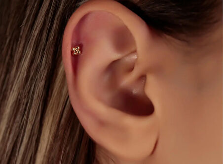 Çiçek Piercing-Tragus