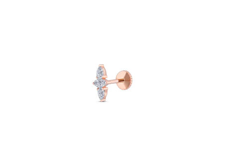 Marquise 0,21ct Pırlanta Piercing-Tragus