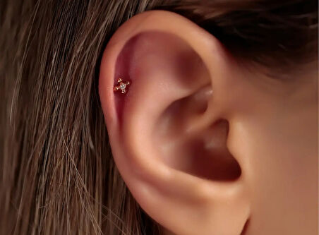 Versum 0,02ct Pırlanta Piercing-Tragus