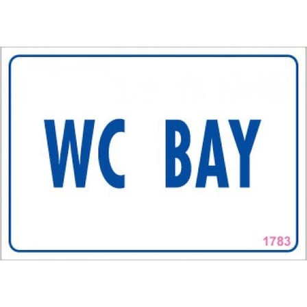 Pvc Levha quot;WC Bay quot;17,5*25 cm