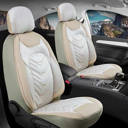 
Mercedes CLS Lüx OTO KOLTUK KILIFI Ön Arka Takım Deri Kadife Detaylı Prosev BEJ
