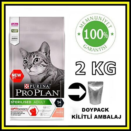 ProPlan sterilised somonlu kısırlaştırılmış kedi maması 2 kg açık mama