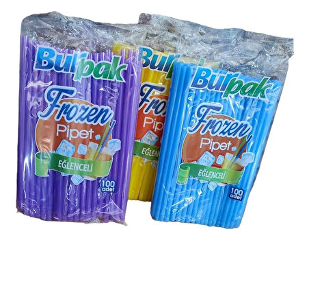 Frozen Renkli Pipet 100lü 