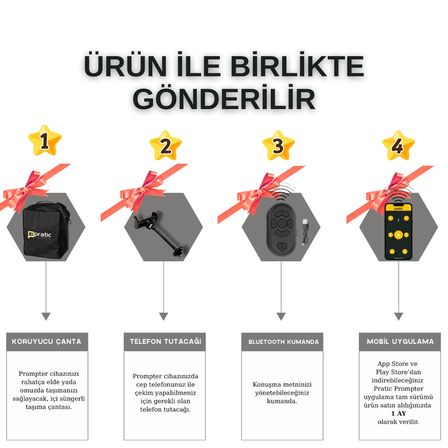 Pratic Tablet Prompter (%100 Yerli Üretim & Yazılım)