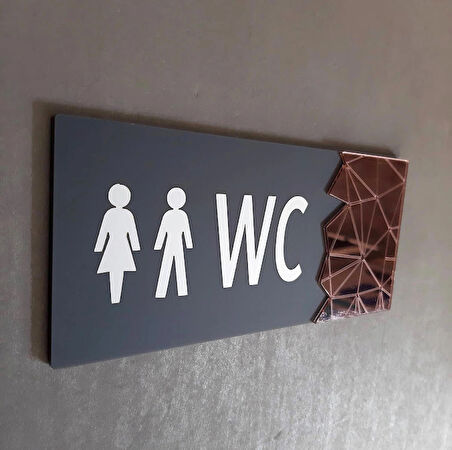Pink Pearl Serisi Wc Yönlendirme Tabelası