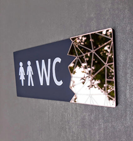 Pink Pearl Serisi Wc Yönlendirme Tabelası