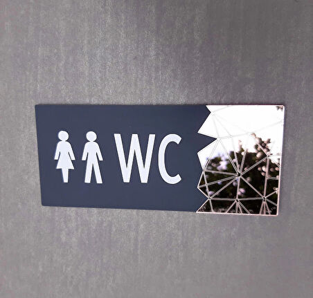 Pink Pearl Serisi Wc Yönlendirme Tabelası