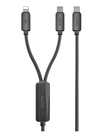 Peeq Earldom EC-IC01 1.2M Type-C ve Lightning 2in1 PD Hızlı Şarj Kablosu