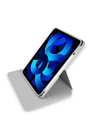 iPad 10.2 İnç (9.nesil) 360° Uyumlu Dönebilen Standlı Kalemlikli Kılıf
