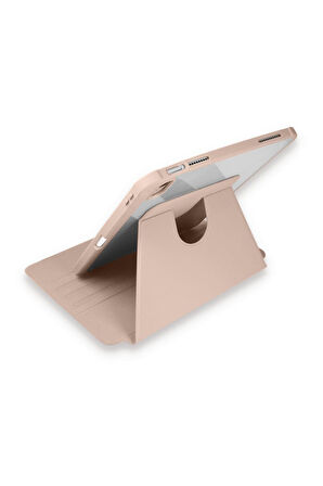 iPad 10.2 İnç (8.nesil) Uyumlu 360° Dönebilen Standlı Kalemlikli Kılıf