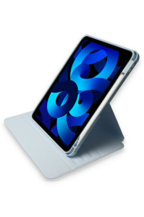 iPad Pro 11 İnç (2021) Uyumlu 360° Dönebilen Standlı Kalemlikli Kılıf