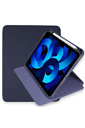 iPad Pro 11 İnç (2021) Uyumlu 360° Dönebilen Standlı Kalemlikli Kılıf