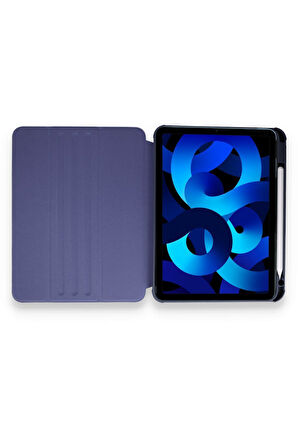 iPad Pro 11 İnç (2021) Uyumlu 360° Dönebilen Standlı Kalemlikli Kılıf