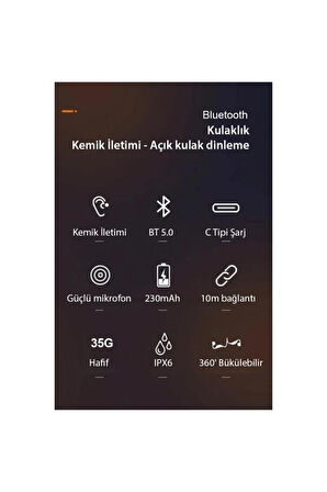 As10 Plus 35 Gr Ağırlık Suya Dayanıklı Sporcu Bluetooth Kulaklık