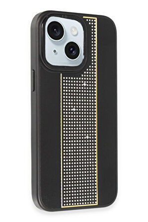 HDD Iphone 15 Kılıf HBC-160 Almera Taşlı Kapak