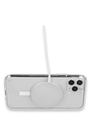 Peeq iPhone 13 Clean Magsafe Kapak - Şeffaf