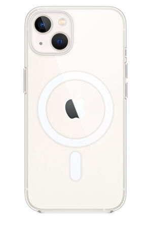 Peeq iPhone 15 Clean Magsafe Kapak - Şeffaf