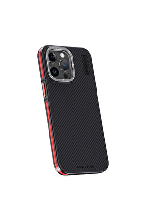 Iphone 15 Pro Max Kılıf Aramid 600d Kevlar Karbon Fiber Magsafe Kapak