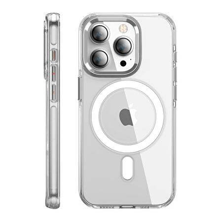 Peeq iPhone 15 Pro Max Crystal Magsafe Telefon Kılıfı