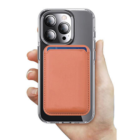 Peeq iPhone 15 Pro Max Crystal Magsafe Telefon Kılıfı