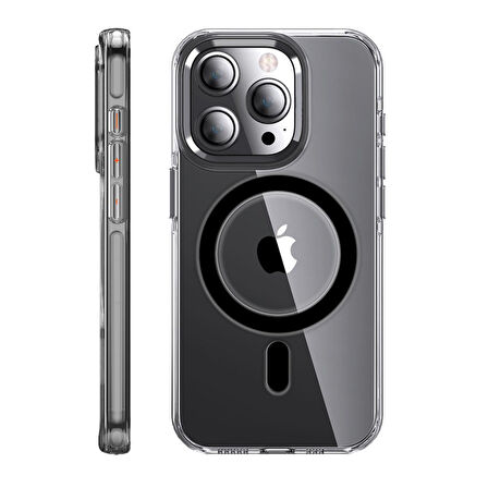 Peeq iPhone 14 Pro Max Crystal Magsafe Telefon Kılıfı 