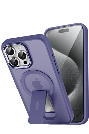 Peeq iPhone 14 Pro Mody Magsafe Standlı Kapak 