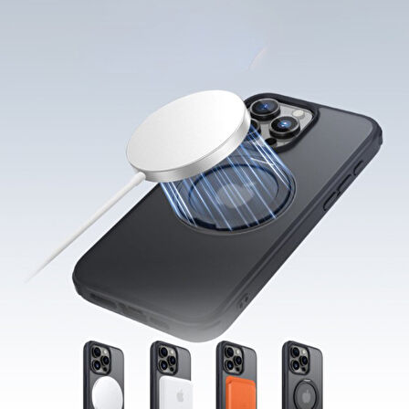 İphone 16 Pro Arcadia Standlı Magsafe Şarj Özellikli Anti Shock Darbeye Dayanıklı Kapak