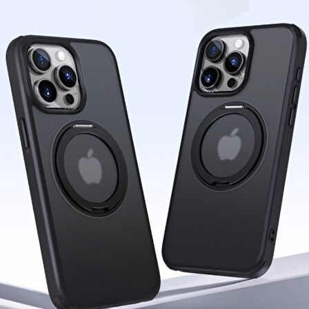 İphone 16 Pro Arcadia Standlı Magsafe Şarj Özellikli Anti Shock Darbeye Dayanıklı Kapak