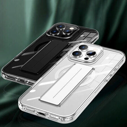 Peeq iPhone 15 Kılıf Vortex Magsafe Standlı Kapak
