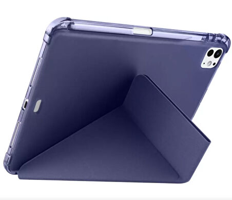 iPad Pro 11 2024 Kalemlikli Standlı ve Katlanabilir Tablet Kılıfı