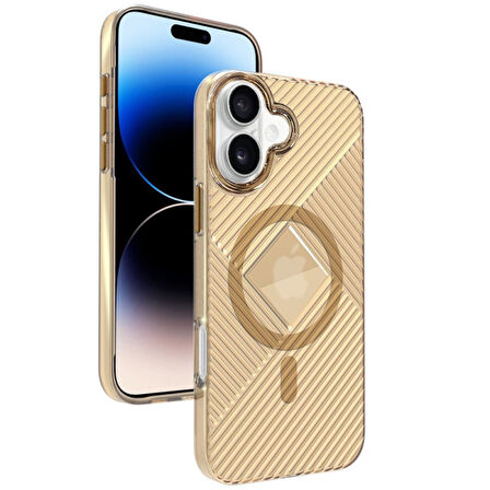 Peeq iPhone 16 Stella PC Sert Magsafe Telefon Kılıfı