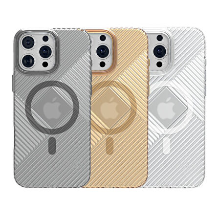 Peeq iPhone 16 Stella PC Sert Magsafe Telefon Kılıfı